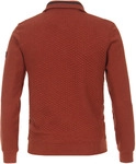 Sweatshirt CASAMODA "CASAMODA Sweattroyer uni", Herren, Gr. XL, rot (mittelrot), 51%