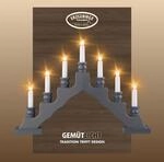 Weigla LED Lichterbogen "Schwede, Made in Germany" 1 Stk. 7-flammig