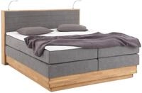 Home affaire Boxspringbett "Cavan" Eiche, inkl. Bettkasten & Topper, verschiedene