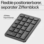 HP Wireless-Tastatur "960 Ergonomische", schwarz, B:39,88cm H:3,92cm T:23,36cm,