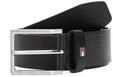 Lederg&uuml;rtel TOMMY HILFIGER "ADAN 3.5 cm breit EXT", Herren, Gr. 80, schwarz,