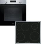Constructa Backofen-Set "CF3M61053" mit Teleskopauszug nachr&uuml;stbar Hydrolyse