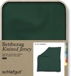 Schlafgut "Premium Bettbezug Knitted Jersey (1 St)" Ton-in-Ton Rei&szlig;verschluss,
