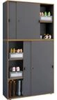 VCM Aktenschrank "B&uuml;roschrank Aktenschrank Schiebet&uuml;ren Salia 5fach" 1 Stk. tlg.