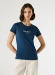 Pepe Jeans T-Shirt "NEW VIRGINIA" mit Logo-Print