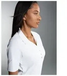Poloshirt TRIGEMA "TRIGEMA Poloshirt aus Baumwolle mit Kristallsteinen", Damen,...