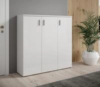 HBZ Schuhschrank "Lincoln wei&szlig; Glanz, BxHxT 120x120x35 cm" 1 Stk. tlg. Schuhschrank