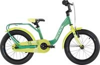 S&rsquo;COOL Kinderfahrrad "SCOOL niXe 16-1S - Green/Lime" 1 Gang ohne Schaltung