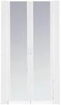 Eckkleiderschrank RAUCH "Bremen", wei&szlig; (wei&szlig; uni), B:117cm H:199cm T:118cm,