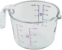 Emsa Messbecher "Prep&Bake" Glas 1 Stk. tlg. doppelte Skalierung f. feste & fl&uuml;ssige