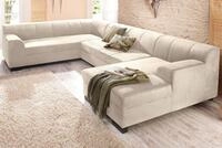 Wohnlandschaft HOME AFFAIRE "Falk klare Linien, zeitlos und komfortabel, U-Form",