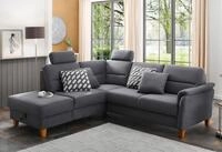 Home affaire Ecksofa "Palmera L-Form, B: 236 cm" optional Bettfunktion &...