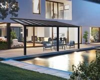 Palram - Canopia Terrassendach "Stockholm Alu Terrassen&uuml;berdachung" einfache DIY