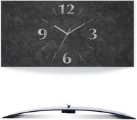 Artland Wanduhr "Granit-Gestein-Anthrazit" wahlweise mit Quarz- oder...