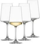 SCHOTT-ZWIESEL Wei&szlig;weinglas "Wei&szlig;weingl&auml;ser MioVino 380 ml 4er Set transparent"