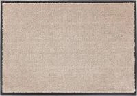 Fu&szlig;matte "Miami Uni" Gr. 16, beige, B:67cm H:7mm L:100cm, Kunstfaser, SCH&Ouml;NER