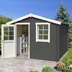 LASITA MAJA Gartenhaus "Nina 275" Blockbohlenhaus 28mm