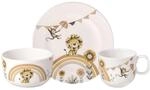 Villeroy & Boch Kindergeschirr-Set "Kindergeschirr Set Roar like a Lion 3er Set bunt"