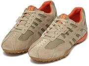 Schn&uuml;rschuh GEOX "U SNAKE ORIGINAL", Herren, Gr. 42, beige (sand), Leder, Textil,