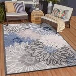 Sanat Teppich "Floral 2 Outdoor, auch als L&auml;ufer und rund" rechteckig 6 mm H&ouml;he In-