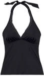 B&uuml;gel-Tankini-Top S.OLIVER "Aiko", Damen, Gr. 44, Cup D, schwarz, Microfaser,