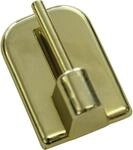 Gardinenstangenhalter GARDINIA, grau (messingfarben), H:1,1cm,
