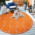 Sanat Teppich "Berlin" rund 6 mm H&ouml;he In -und Outdoor geeignet, robust und