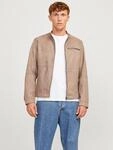 Jack & Jones Bikerjacke "JJEDYLAN mit wasserabweisender Funktion" ohne Kapuze