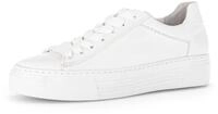 Plateausneaker GABOR "FLORENZ", Damen, Gr. 37, wei&szlig;, Kalbsleder, Schuhe