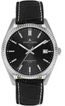 Quarzuhr JACQUES LEMANS "Derby", schwarz (schwarz, schwarz), Armbanduhren,...