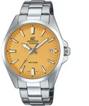 Quarzuhr CASIO EDIFICE, silber (orange, silberfarben), Armbanduhren, Herren,
