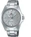 Quarzuhr CASIO EDIFICE, silber (grau, silberfarben), Armbanduhren, Herren, Quarzuhr,