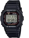 Chronograph CASIO G-SHOCK, schwarz (rot, schwarz), Armbanduhren, Herren, Chronograph,