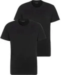 Rundhalsshirt BOSS "TShirtRN 2P Comfort", Herren, Gr. XXL, schwarz, Single...