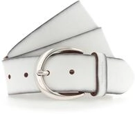 Tamaris Lederg&uuml;rtel "Charlotte Silver" mit Logoschriftzug auf der G&uuml;rtelschlaufe,