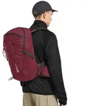 Wanderrucksack JACK WOLFSKIN "CYROX SHAPE 20", rot (deep, ruby), Rucks&auml;cke, onesize,