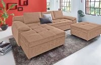 OTTO home Ecksofa "Labene L-Form" wahlweise mit Schlaffunktion und Bettkasten,...