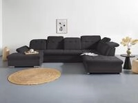 COTTA Wohnlandschaft "Holiday U-Form mit Sitztiefen-, Armteil- und