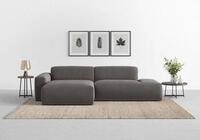 TRENDMANUFAKTUR Ecksofa "Braga, mit hochwertigem Kaltschaum, L-Form, in Cord