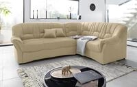 DOMO collection Ecksofa "Bahia, zeitlos und elegant, bequeme Armlehnen, L-Form"
