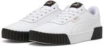 PUMA Sneaker "CARINA 30" f&uuml;r sportliche Looks, aus Leder, mit weichem Textilfutter