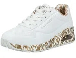 Sneaker SKECHERS "Skechers Sneaker Lederimitat", Damen, Gr. 42, wei&szlig; (wei&szlig;,...