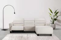 Home affaire Ecksofa "Carpari, L-Form, 263 cm, manuelle o. elektrische