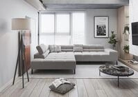 Home affaire Ecksofa "Ancona New, wahlweise motorische Sitztiefenverstellung, auch in