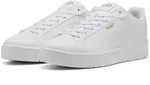 Sneaker PUMA "Court Classico Sneakers Erwachsene", Damen, Gr. 44, wei&szlig; (wei&szlig; gold),