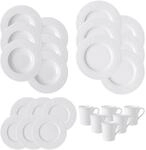 Geschirr-Set VILLEROY & BOCH "Geschirr-Set Cellini 24er Set wei&szlig;", wei&szlig;, 24,