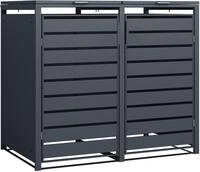 WESTMANN M&uuml;lltonnenbox "Kubus" Platz f&uuml;r 2x240 L M&uuml;lltonnen
