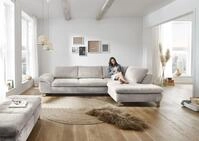 Die PlanBar Ecksofa "Ottomane MP-IN14007 L-Form, Breite 306 cm" wahlweise mit