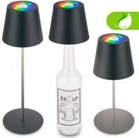 BRILONER LEUCHTEN LED Tischleuchte "CALIDA", schwarz, Leuchten, LED Tischleuchte
