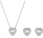 Ohrring und Ketten Set SWAROVSKI "Multipack Schmuck Geschenk Ariana Grande Herz",